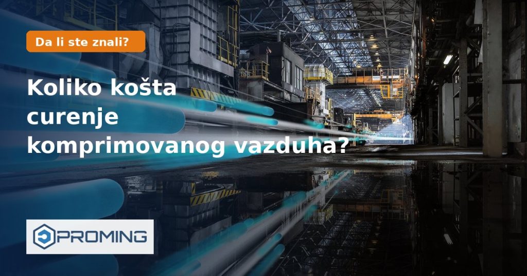 Koliko vas zaista košta curenje komprimovanog vazduha?