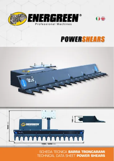 POWER SHEARS – tehnički list