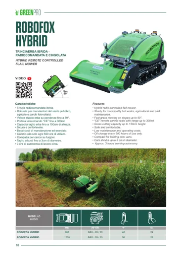 Peruzzo ROBOFOX HYBRID – brošura