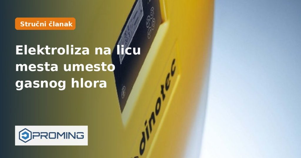 Elektroliza na licu mesta umesto gasnog hlora: kako se dimenzioniše postrojenje za dezinfekciju vode
