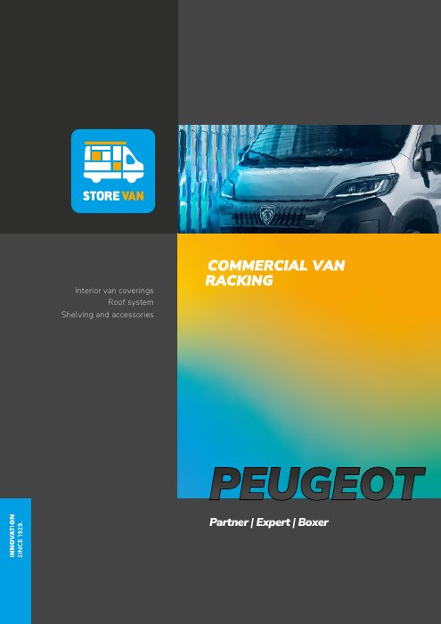 StoreVan katalog – Peugeot