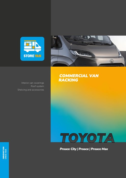 StoreVan katalog – Toyota